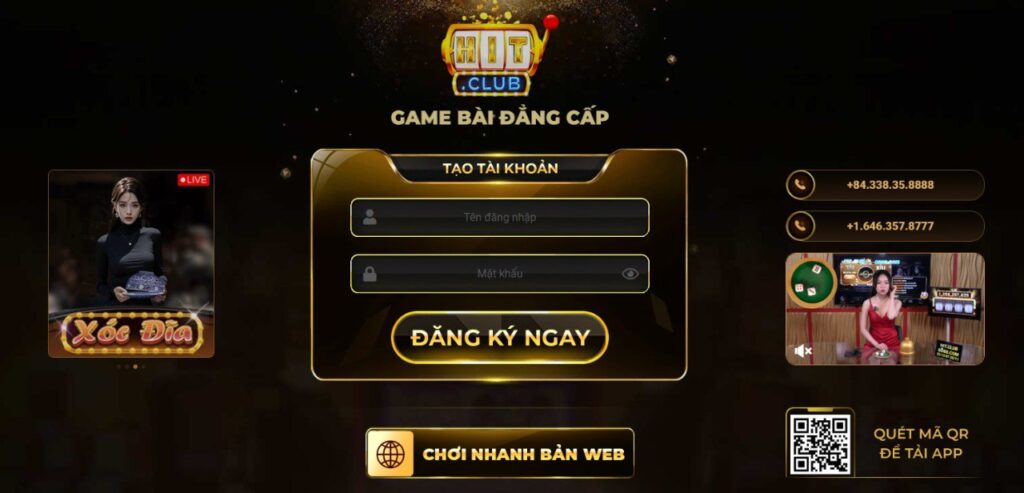 Hitclub - 1 Cổng Game Bài Không Thể Bỏ Qua Của Các Cược Thủ 3 Tham gia thế giới game bài của hitclub