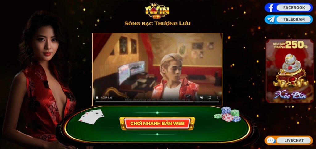 Iwin Nhà Cái Cá Cược Đẳng Cấp Không Nên Bỏ Lỡ 2024 3 Giao diện trang web iwin cực xịn sò