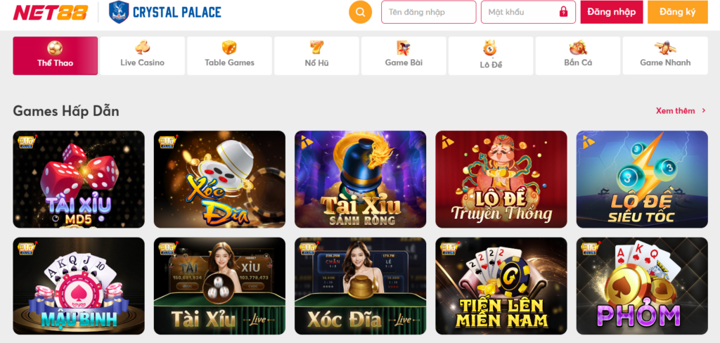 Net88 - Đánh Giá Về Nền Tảng Cá Cược Uy Tín, Chuyên Nghiệp 1 Giới thiệu các sản phẩm cá cược nổi bật tại net88