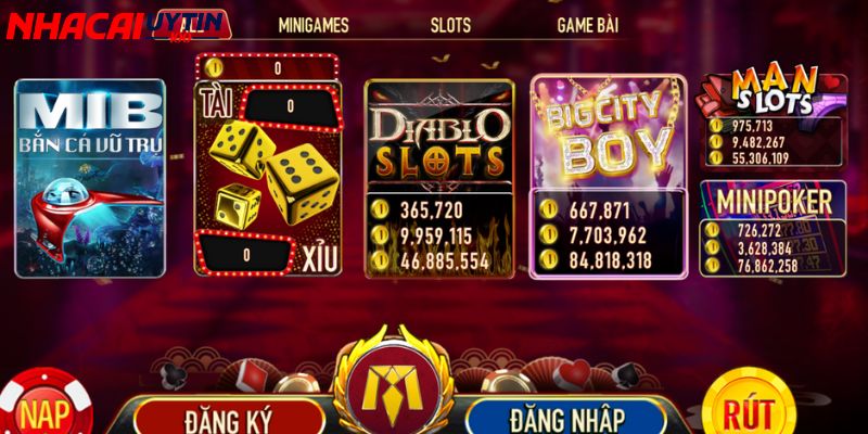 Manclub: Trải Nghiệm Thế Giới Đổi Thưởng Cực Hot 2024 3 Kho trò chơi hoành tráng, mang lại trải nghiệm thú vị cho hội viên